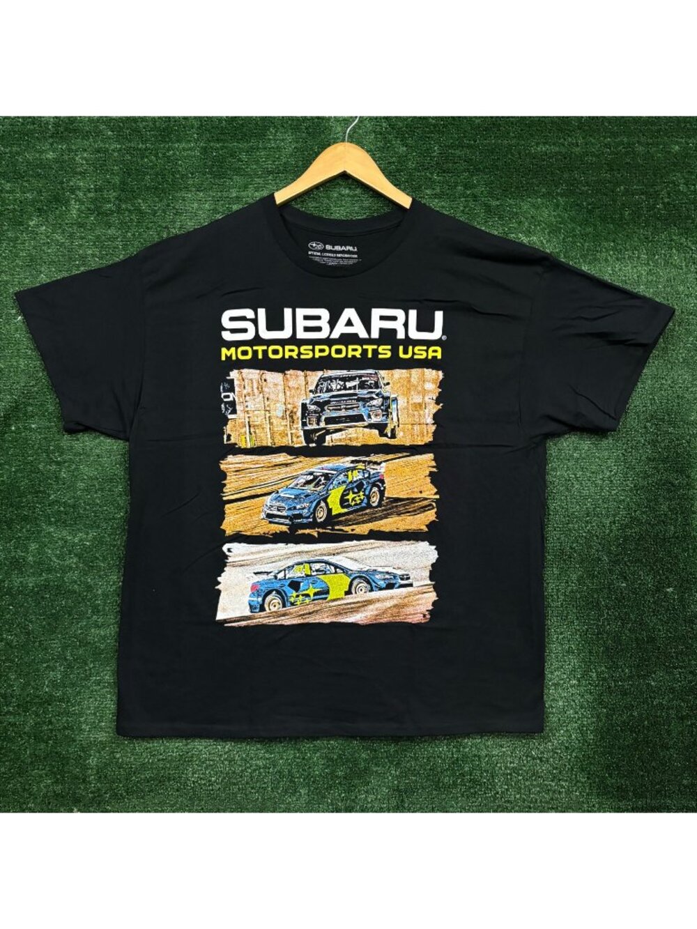 Subaru Motorsports USA Poster T-Shirt Size 2XL